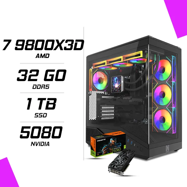 PC Gamer AMD Ryzen 7 9800X3D RTX 5080 16G