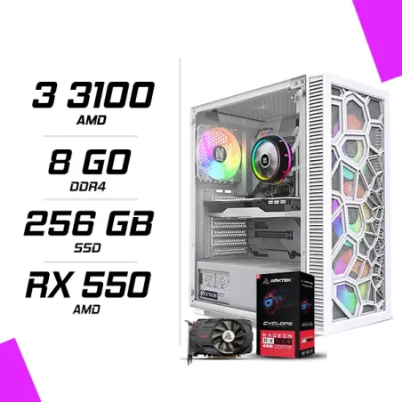 PC Gamer AMD Ryzen 3 3100 RX550 4GB