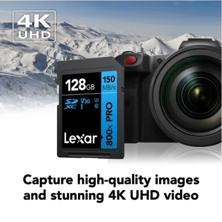 LEXAR 128GB 800X PRO HIGH PERFORMANCE BLUE Series