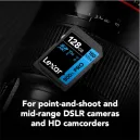 LEXAR 128GB 800X PRO HIGH PERFORMANCE BLUE Series