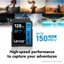 LEXAR 128GB 800X PRO HIGH PERFORMANCE BLUE Series