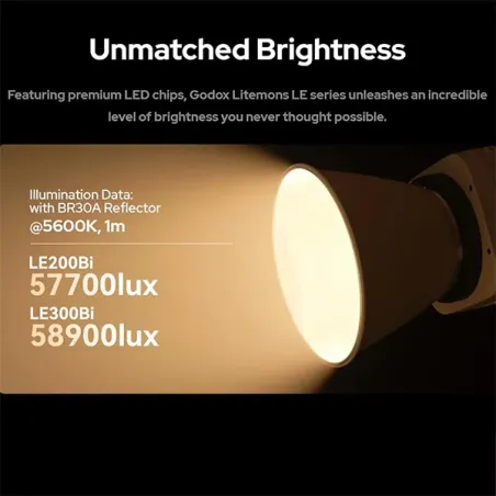 GODOX LE300Bi RGB LED FLASH MONOLIGHT