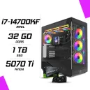 PC Gamer Intel i7-14700KF MSI RTX 5070 Ti 16G