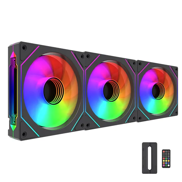 NOVA VORTEX ARGB 3 Pack Noir