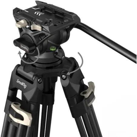 SMALLRIG AD-01 HEAVY-DUTY TRIPOD avec ROTULE FLUIDE 