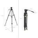 SMALLRIG FREEBLAZER TRIPIED HEAVY-DUTY CARBON FIBER  