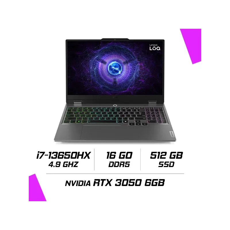 LENOVO LOQ 15IRX9 Intel i7-13650HX/16GB DDR5/512GB SSD/RTX 3050 6G/15.6″ /Win11 (83DV01BKFE) LENOVO LOQ 15IRX9 Intel i7-13650HX/16GB DDR5/512GB SSD/RTX 3050 6G/15.6″ /Win11 (83DV01BKFE)