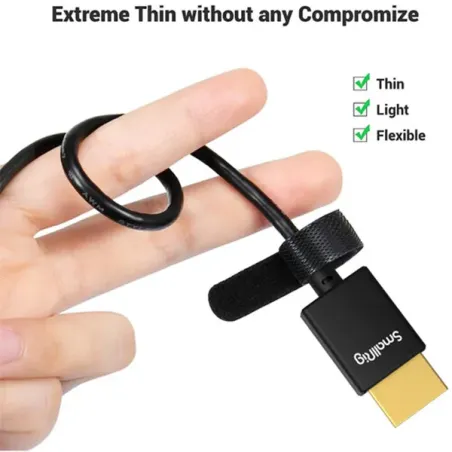 SMALLRIG Ultra-Slim 4K HDMI Cable Male vers Male 55cm R2957B