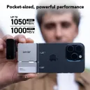LEXAR 1TB PROFESSIONAL Go PORTABLE SSD avec HUB Gris