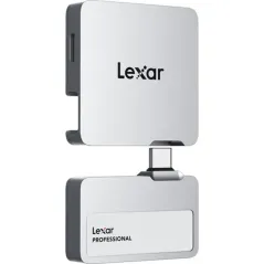 LEXAR 1TB PROFESSIONAL Go PORTABLE SSD avec HUB Gris