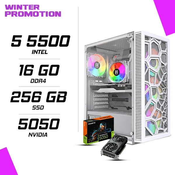 PC Gamer AMD Ryzen 5 5500 RTX 5050 8G