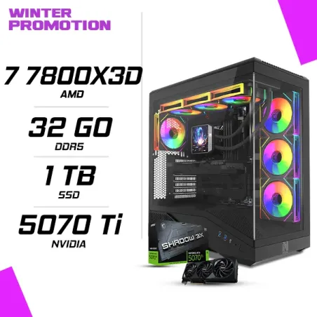PC Gamer AMD Ryzen 7 7800X3D MSI RTX 5070 Ti 16G