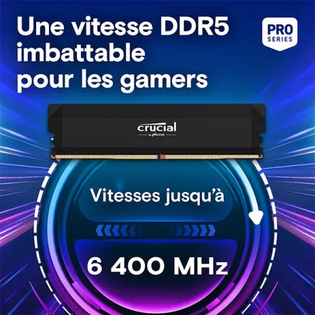 CRUCIAL PRO OVERCLOCKING 32GB (2x16GB) DDR5 6000MHz CL36