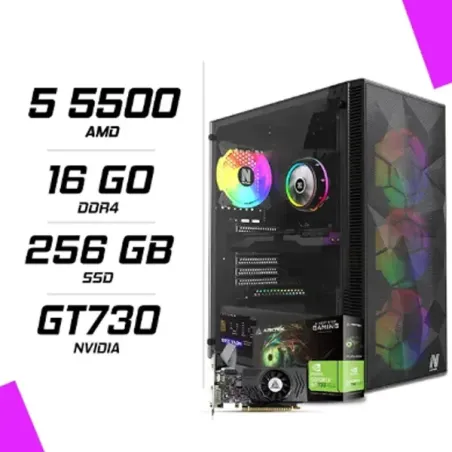 PC Gamer AMD Ryzen 5 5500 GT730 4GB