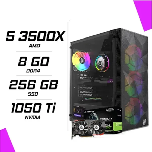 PC Gamer AMD Ryzen 5 3500X GTX 1050 Ti 4GB