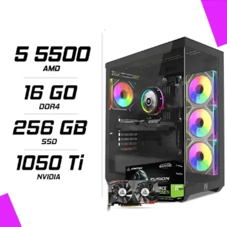 PC Gamer AMD Ryzen 5 5500 GTX 1050 Ti 4GB