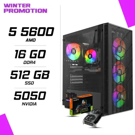 PC Gamer AMD Ryzen 5 5600 RTX 5050 8G