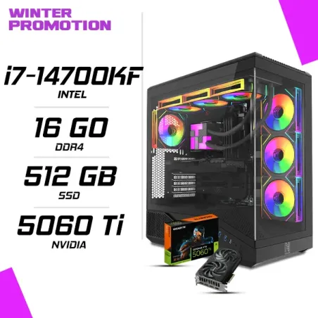 PC Gamer Intel i7-14700KF RTX 5060 Ti 8G