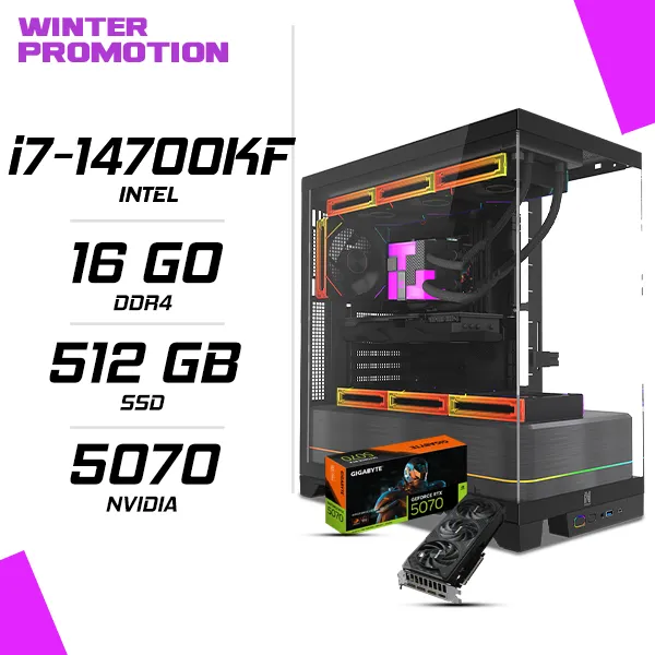 PC Gamer Intel i7-14700KF RTX 5070 12G