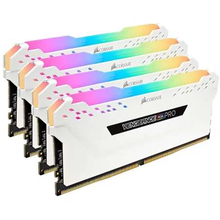 CORSAIR VENGEANCE RGB PRO 32GB (4x8GB) DDR4 3600MHz CL18 Blanc