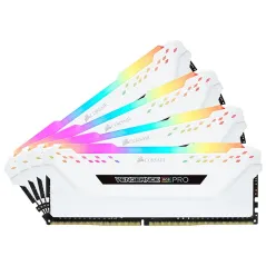 CORSAIR VENGEANCE RGB PRO 32GB (4x8GB) DDR4 3200MHz CL16 Blanc - RAM DIMM