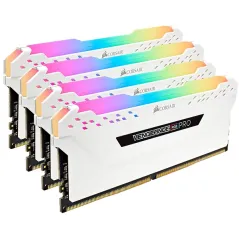 CORSAIR VENGEANCE RGB PRO 32GB (4x8GB) DDR4 3200MHz CL16 Blanc