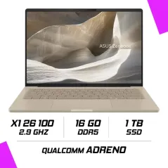 ASUS ZENBOOK A14 UX3407QA-QD180W Snapdragon X X1 26 10016GB DDR51TB SSD14″ OLEDWin11