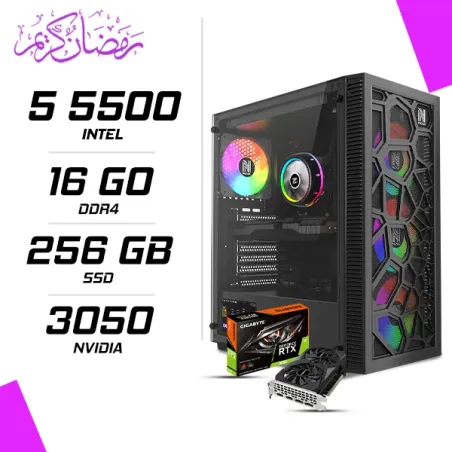 PC Gamer AMD Ryzen 5 5500 RTX 3050 6G