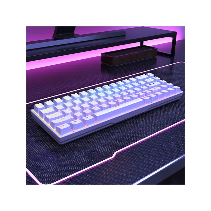 NOVA CP68 Blanc - Clavier mécaniques Red Switch