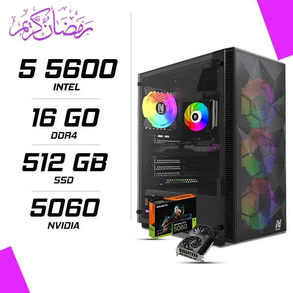 PC Gamer AMD Ryzen 5 5600 RTX 5060 8G