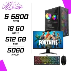 PC Gamer AMD Ryzen 5 5600 RTX 5060 8G + MSI MAG 255F E20 24.5" 200Hz + LOGITECH G102 + ESG K4 RGB