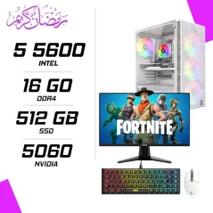 PC Gamer AMD Ryzen 5 5600 RTX 5060 8G + MSI MAG 255F E20 24.5" 200Hz + LOGITECH G102 + ESG K4 RGB