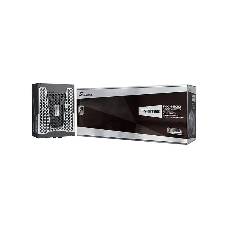 SEASONIC PRIME PX-1600 ATX 3.1 1600W 80 Plus Platinum SEASONIC PRIME PX-1600 ATX 3.1 1600W 80 Plus Platinum