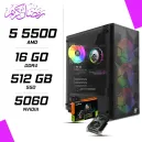 PC Gamer AMD Ryzen 5 5500 RTX 5060 8G