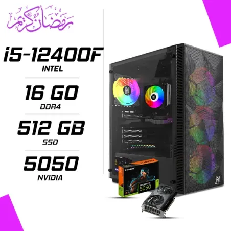 PC Gamer Intel i5-12400F RTX 5050 8G
