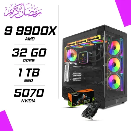 PC Gamer AMD Ryzen 9 9900X RTX 5070 12G
