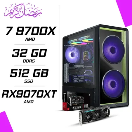 PC Gamer AMD Ryzen 7 9700X RX 9070 XT 16G