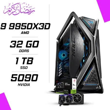 PC Gamer AMD Ryzen 9 9950X3D ROG Astral RTX 5090 32G