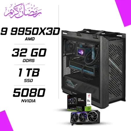 PC Gamer AMD Ryzen 9 9950X3D ROG Astral RTX 5080 16G