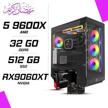 PC Gamer AMD Ryzen 5 9600X RX 9060 XT 16G