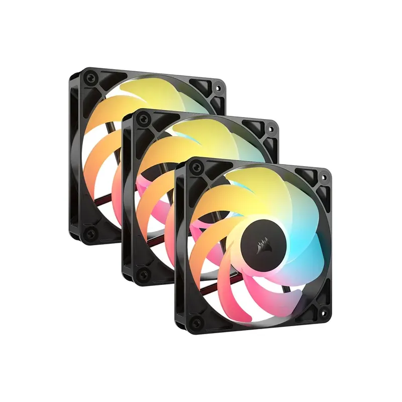 CORSAIR RS120-R ARGB TRIPLE PACK Noir CORSAIR RS120-R ARGB TRIPLE PACK Noir