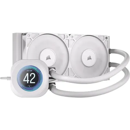 CORSAIR NAUTILUS 240 RS LCD Blanc - Watercooler