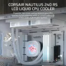 CORSAIR NAUTILUS 240 RS LCD Blanc