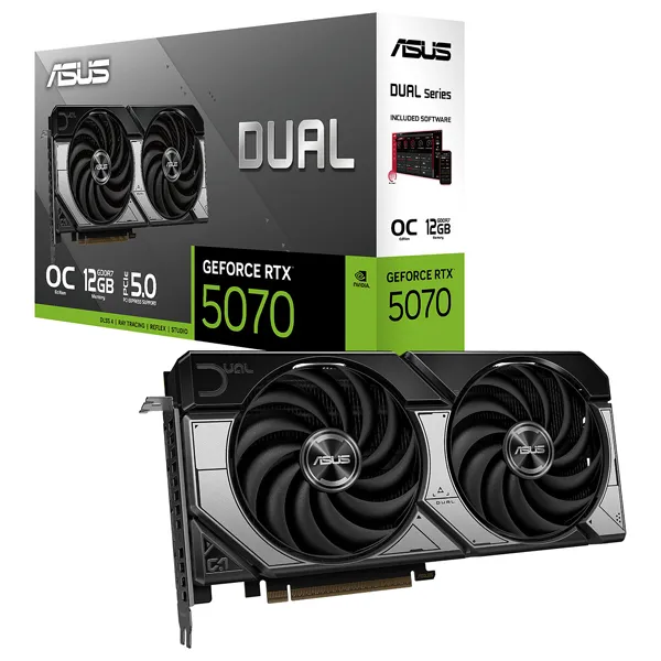 ASUS DUAL GeForce RTX 5070 12GB GDDR7 OC Edition