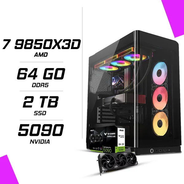 PC Gamer AMD Ryzen 7 9850X3D RTX 5090 32G