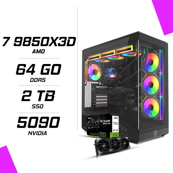 PC Gamer AMD Ryzen 7 9850X3D RTX 5090 32G