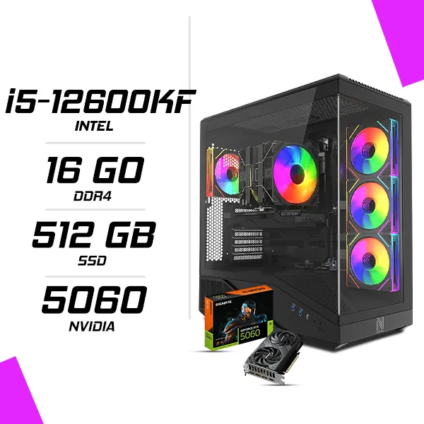 PC Gamer Intel i5-12600KF RTX 5060 8G