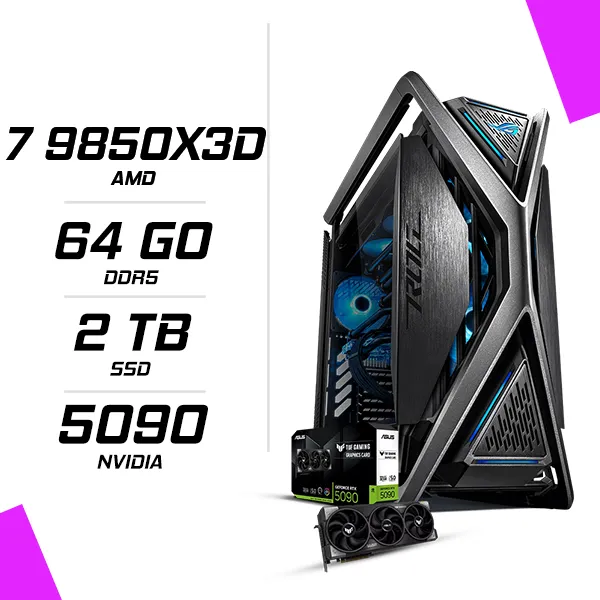 PC Gamer AMD Ryzen 7 9850X3D RTX 5090 32G