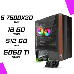 PC Gamer AMD Ryzen 5 7500X3D MSI RTX 5060 Ti 8G