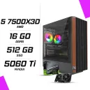 PC Gamer AMD Ryzen 5 7500X3D MSI RTX 5060 Ti 8G